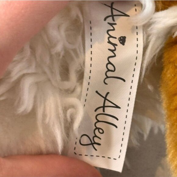 Animal Alley Brown & White Floppy-Eared Plush Dog Toy 15" By Toys R Us Soft Fuzz - Picture 4 of 16